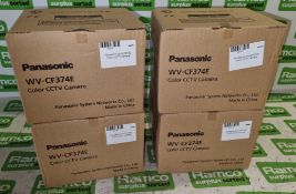 4x Panasonic WV-CF374E colour CCTV cameras