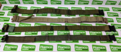 100x British Forces belts - various types and sizes