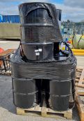 6x 205 litre oil barrels - diameter: 580mm - height: 880mm
