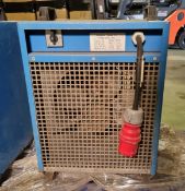 Andrew Sykes DE95 portable electric heater - 400-415V - W 400 x D 450 x H 580mm