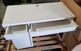 IKEA Micke desk in white - W 1050 x D 500 x H 750mm