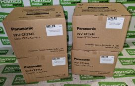 4x Panasonic WV-CF374E colour CCTV cameras