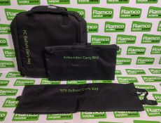 150x British Forces mixed carry bags - STV, CBRN & ration - mixed sizes