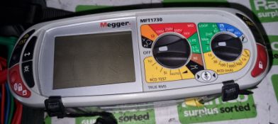 Megger MFT1730 True RMS multifunction tester with leads and case