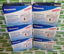 6x Panasonic BL-C230 wireless network cameras