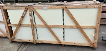 2x Aermec chiller heat exchanger / condenser units - approx dimensions: L 2700 x H 1130m