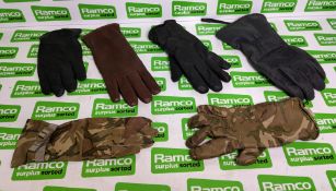 50x British Forces unpaired gloves - mixed styles - mixed sizes