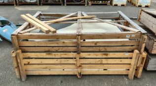 2x Aermec chiller heat exchanger / condenser units - approx dimensions: L 1950 x H 1500mm