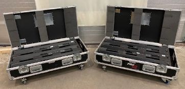 6x RJ Dalis 862 in 2 flight cases