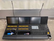 1x Grand MA2 Full Size in case dimensions 137 x 33 x 92.5 cm and weight 94.8kg.