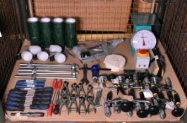 Workshop tools and equipment - parallel pliers, screwdrivers and more - see full description