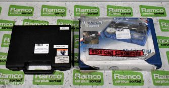 Draper Tools metric dial test indicator kit in case & Moore & Wright 940M external micrometer