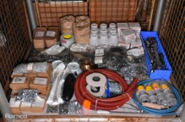 Workshop equipment and consumables - spanners, sockets, nuts, bolts, washers - see full description