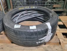 Winch cable 16.3mm x 30 meter within tyre - approx. tyre diameter 63cm