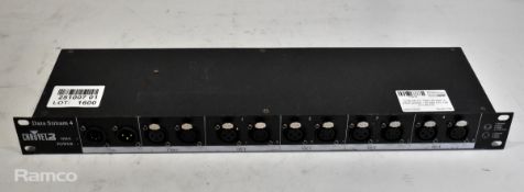 Chauvet DJ Data Stream 4 DMX splitter - W 480 x D 135 x H 45mm