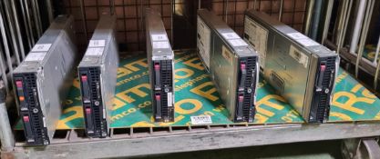 4x HP ProLiant BL460c server blade components & HP ProLiant 460 Series G7 server blade
