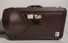 Besson tenor horn in Besson hard storage case - Serial No: 950GS-841510 - MISSING 2 FINGER BUTTONS