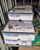 10x Radius 2200 corded headsets - W 200 x D 140 x H 60mm - 1.2kg