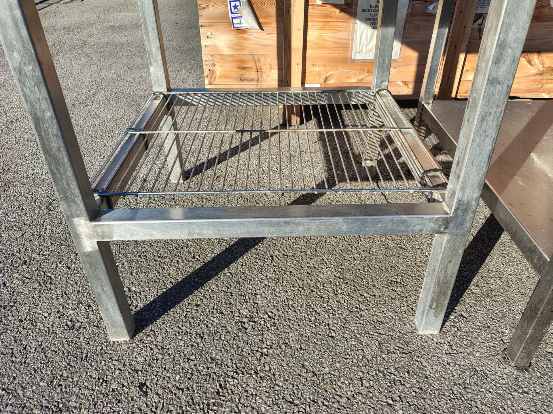 Stainless steel work table - W 800 x D 800 x H 790mm - Image 3 of 4