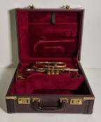 Besson cornet in Besson hard storage case - Serial No: BE928-112221