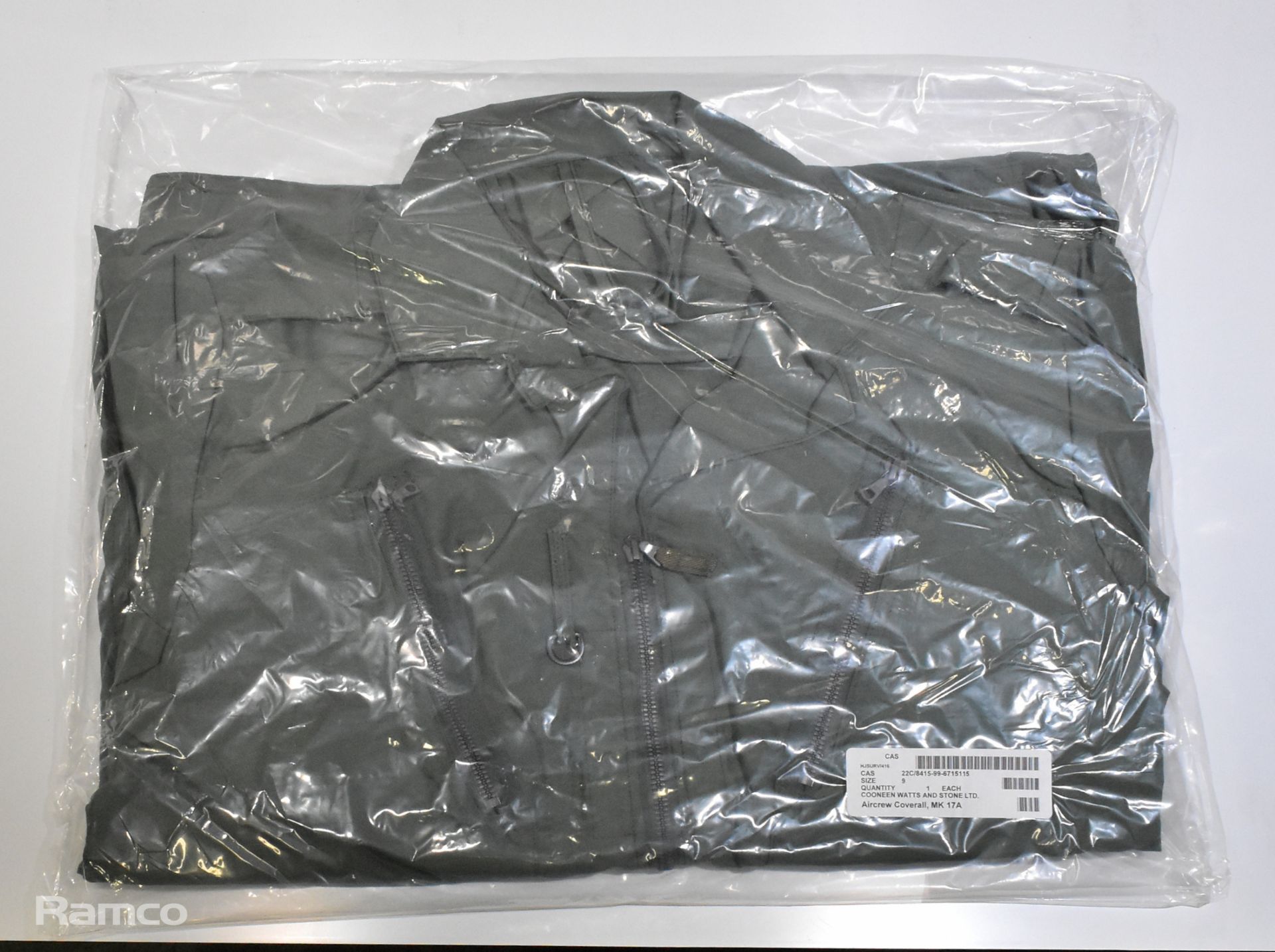 15x British coverall Aircrew MK17 A - Olive - Image 9 of 10