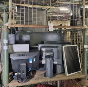 19x Monitors and TVs - sizes start from 19 inch to 55inch - mixed models - ALL SCREENS ARE DAMAGED