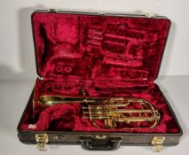 Yamaha Neo YAH803 tenor horn in Yamaha hard storage case - Serial No: C53984