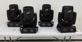 1 case containing 4x Clay Paky Sharpy Wash 330. c/w omega brackets. 165.6kg, 102 x 33 x 93 cm