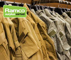 Military textiles including clothing, footwear, accessories & hardware