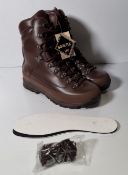 British Forces ladies brown cold wet weather combat boots size 9M