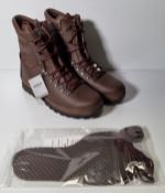 Altberg defender mens brown leather high liability combat boots size 14M