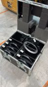 6x ROBE HALO with power cables and safety bonds in flightcase