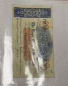 A folio containing a collection of sixty Scottish and English banknotes to include a Royal Bank of