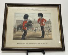 Military interest - After Harry Payne (1858-1927), a pair of satirical Scots Guards