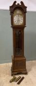 A late 19th/ early 20th century mahogany longcase regulator clock, by William Brough of Stromness,