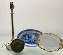 A collection of various wares comprising, a modern Spode Italian pattern oval dish (h-4.5cm l-27cm),