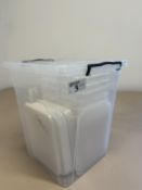 Assorted Plastic Storage / Ingredient Tubs with Lids