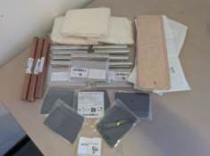 Assortment of New Dough Scrapers, Dough Rollers, Muslin Cloths, Measurers