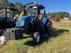 2016 New Holland TS6.110 2wd Tractor With Mower Attachment