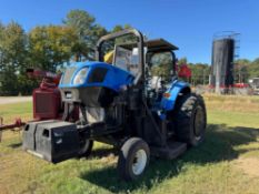 2016 New Holland TS6.110 2wd Tractor With Mower Attachment