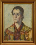 *Alfred Aaron Wolmark (1877-1961) oil on canvas - Portrait of a Lady, 46cm x 36cm, framed Provenance