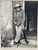John Hedgecoe (b. 1934) photographic portrait of Duncan Grant 1957, inscribed, signed and dated 1957