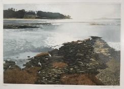 Phil Greenwood (b. 1943) signed limited edition print - Llewyn Sunset, 147/350, dated ‘80, 32cm x 46