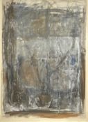 Kathryn Hunt (contemporary) mixed media - Studio Window, signed 84 x 59cm, glazed frame. Royal Acade