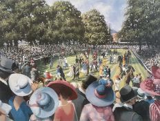 Sheree Valentine-Daines (b. 1959) signed limited edition print - Sandown, 46cm x 35cm, numbered 369/