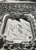 John Duffin (b. 1965) etching - Lord’s Cricket Ground, signed titled and numbered 9/150, 60cm x 45cm