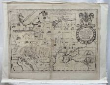 Wells map of Eastern Europe, c.1700, “A New Map Of Sarmatia Europea Pannonia and Dacia”. By Edward W