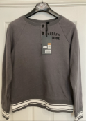 Womens Harley Davidson Button Embroided Jumper Medium