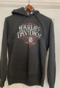 Ladies Hooded Pullover Sweatshirt By Harley Davidson SMALL