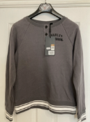 Womens Harley Davidson Button Embroided Jumper Small